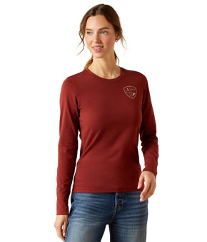 Ariat Eq Icons Tee - Madder Brown