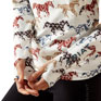 Ariat Lowell 3.0 1/4 Zip Baselayer - Painted Ponies Print
