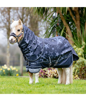 LeMieux Arika Star 100g Turnout Rug Navy