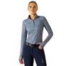 Ariat Lowell 3.0 1/4 Zip Baselayer - China Blue Arrows