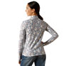 Ariat Lowell 3.0 1/4 Zip Baselayer - Posey Pony Print