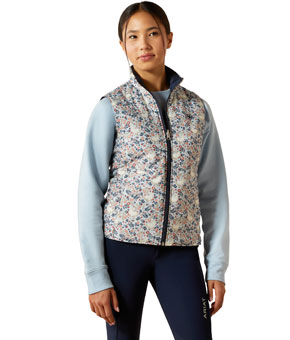 Ariat Bella Reversible Insulated Gilet - Posey Pony Print