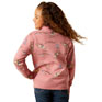 Ariat Bronc Scene 1/4 Zip Sweatshirt