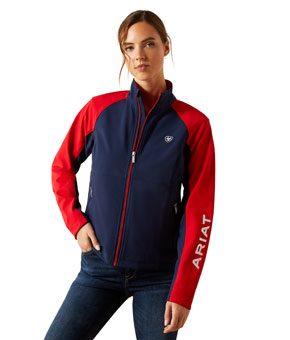 Ariat Team EQ Jacket - Navy Team / Red